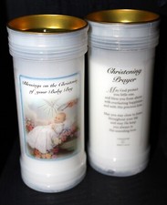 Christening Candle, with