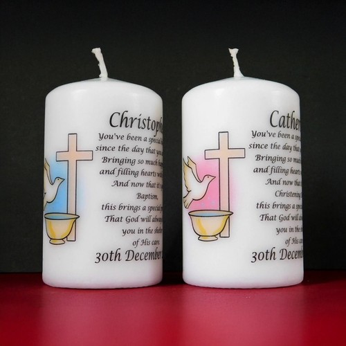 Personalised 12cm christening - 12cm,