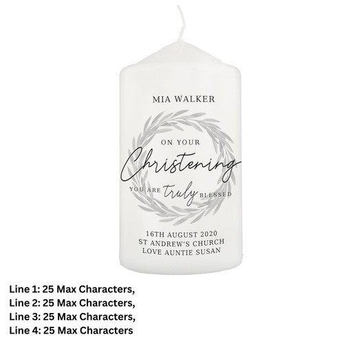 Personalised truly blessed - personalised, blessed'