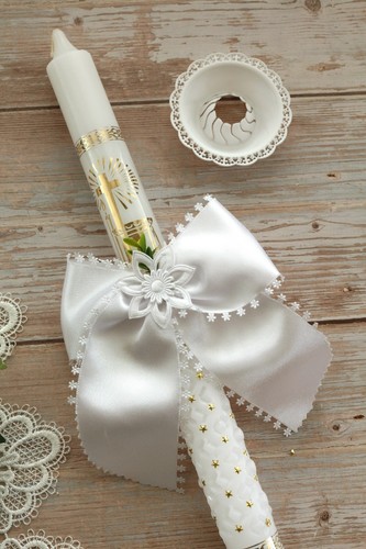Ribbon decoration for candle - ribbon,