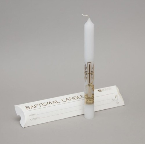 Baptismal candle with - ,