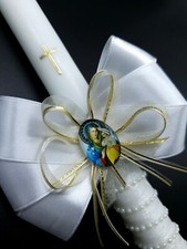 Christening candle 35 cm Long